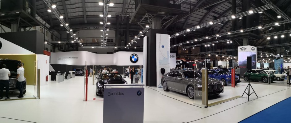 Truss and lighting of fairs, events and congresses